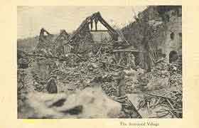 The rubble of Little Holding in Oxfordshire. Dragons have left no structure untouched and the residents are all either fled or deceased. Site of the journal found in a destroyed cellar. image courtesy of celebrateboston.com