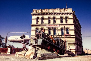 Steampunk HQ Museum front in Oamaru, NZ 