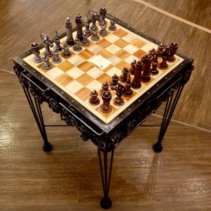 A spectacular Steampunk chess set from Philippine Steampunk art exhibition.