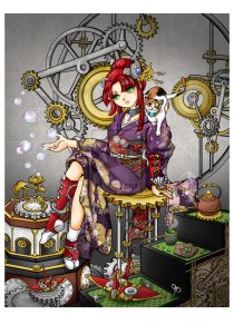And speaking of Amime, Manga and Hentai. here's how it's been adapted to the Steampunk genre., Very nice!