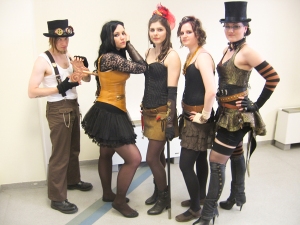 There is a true flair to these Hungarian Steampunkers costumes. While less understated than the previous image, they are still quite elegant in their own way.